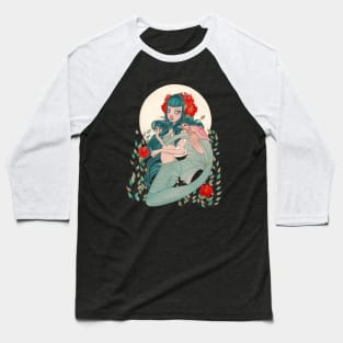 Under the Tahitian Moon Baseball T-Shirt